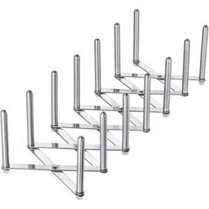 Stainless Steel Pot Lid Organiser, Kitchen Storage Rack, Set of 2, VARIERA